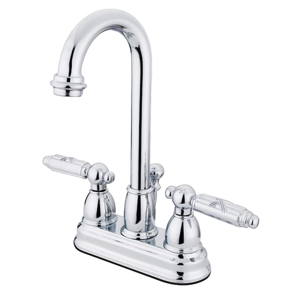 4" Centerset Bathroom Faucet, Chrome
